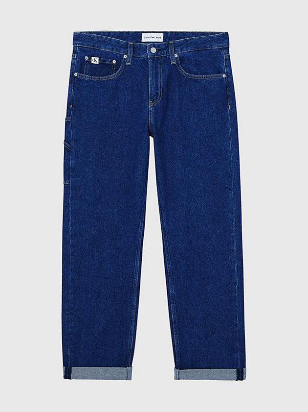 Blue Calvin Klein 90's Straight Utility Men Jeans | JSXK-12580