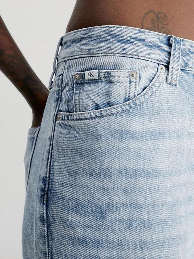 Blue Calvin Klein 90's Straight Women Jeans | PIGD-42067