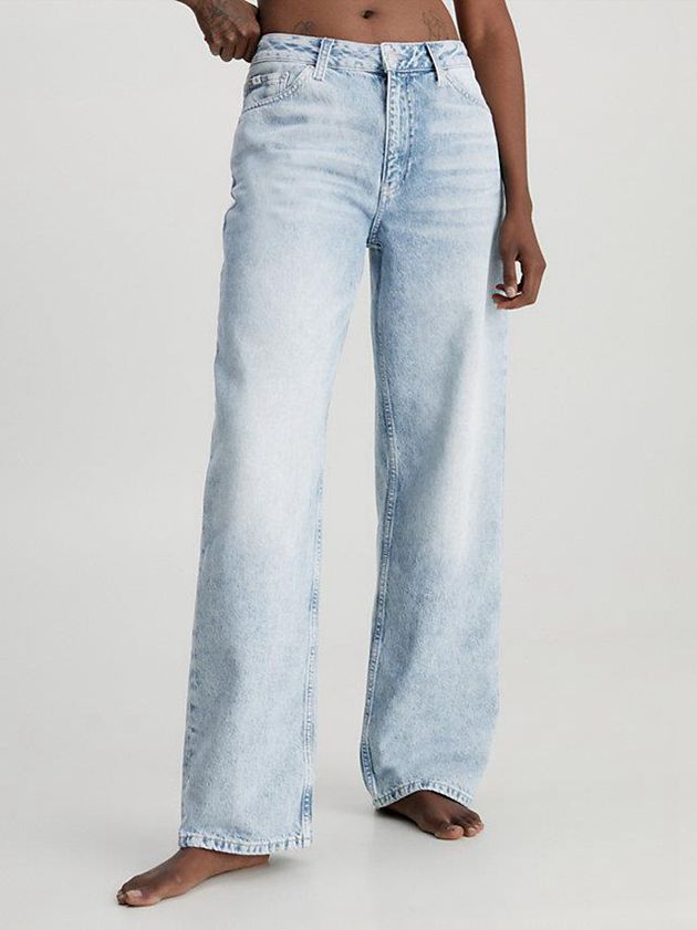 Blue Calvin Klein 90\'s Straight Women Jeans | PIGD-42067
