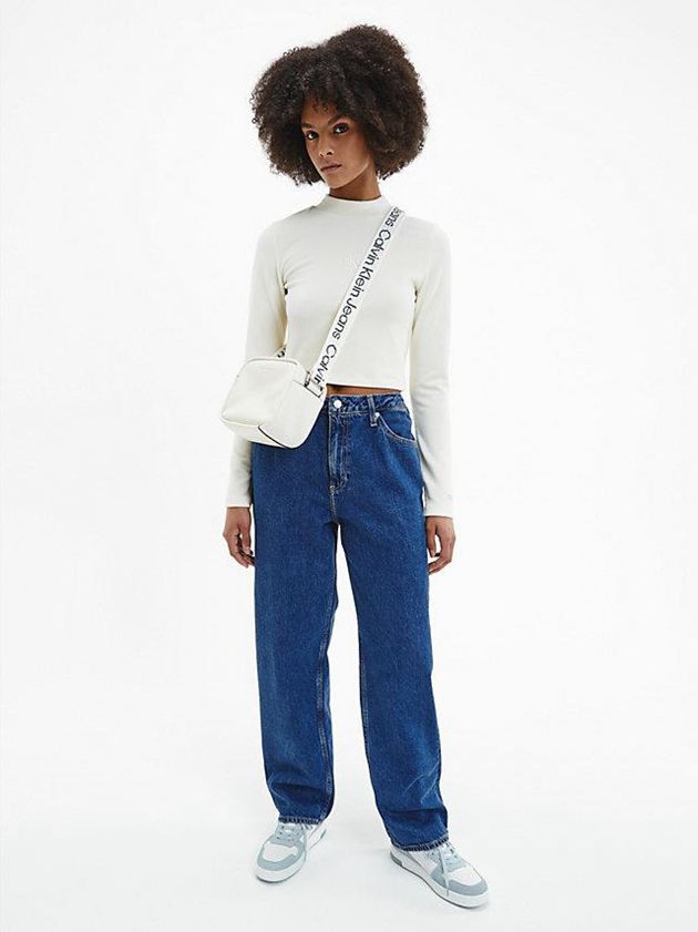 Blue Calvin Klein 90's Straight Women Jeans | JHAX-72490