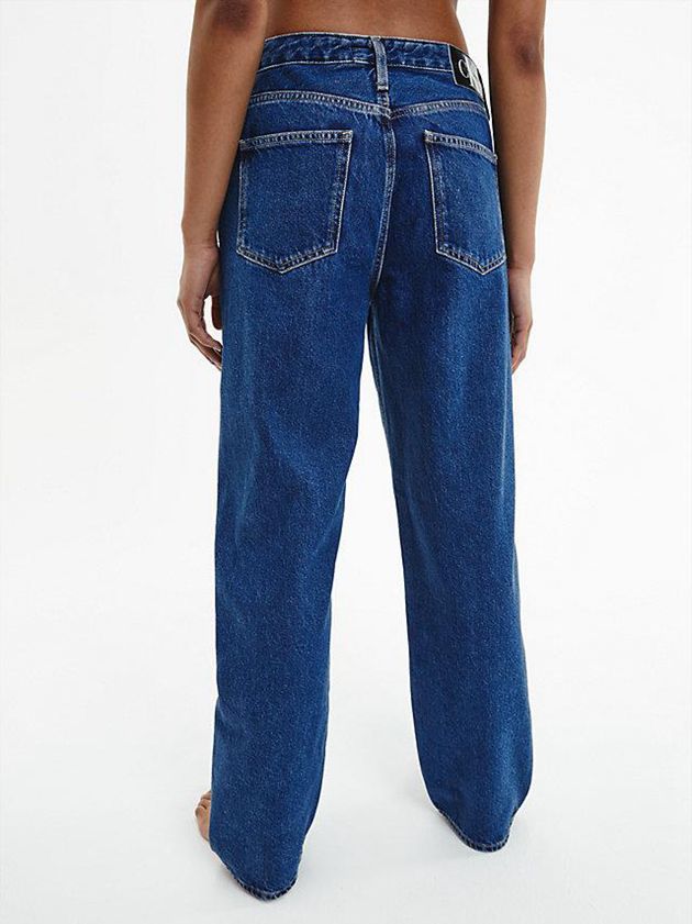 Blue Calvin Klein 90's Straight Women Jeans | JHAX-72490