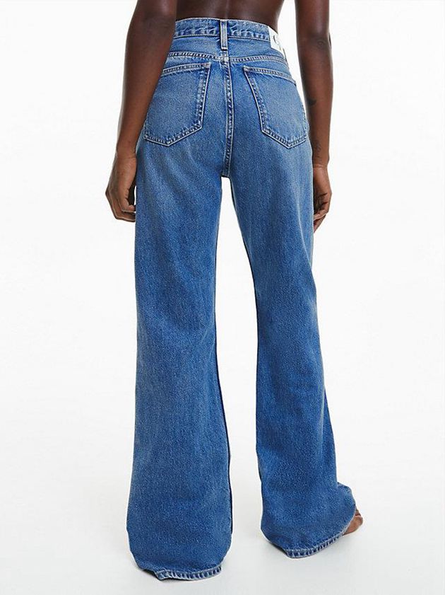 Blue Calvin Klein Authentic Bootcut Women Jeans | DXAP-41805
