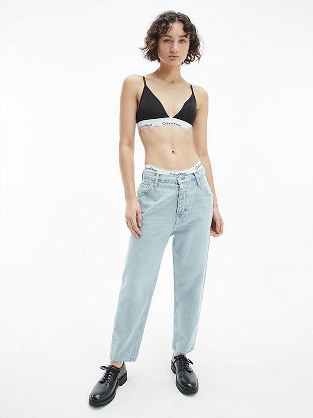 Blue Calvin Klein Baggy Women Jeans | FARV-43628
