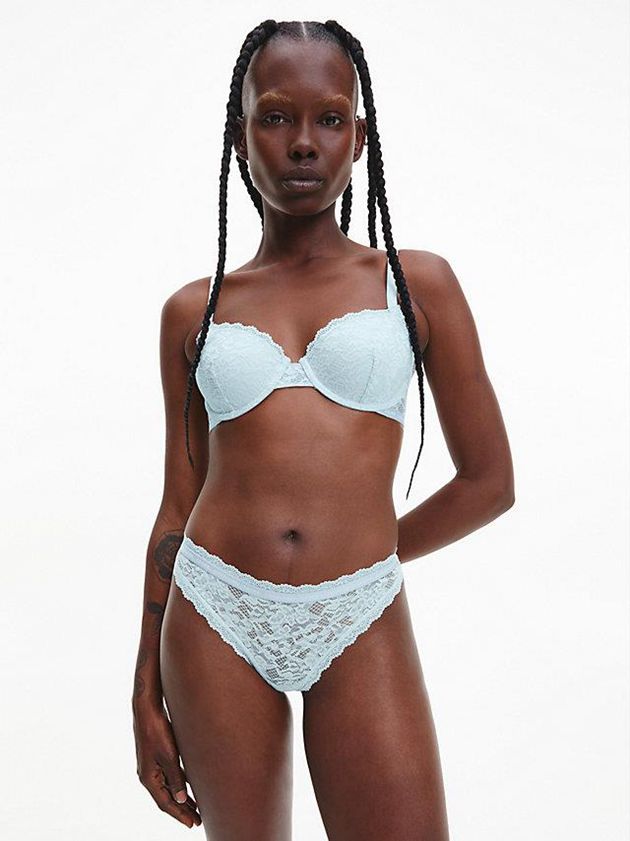 Blue Calvin Klein Balconette - CK One Women Bra | JSMQ-93546