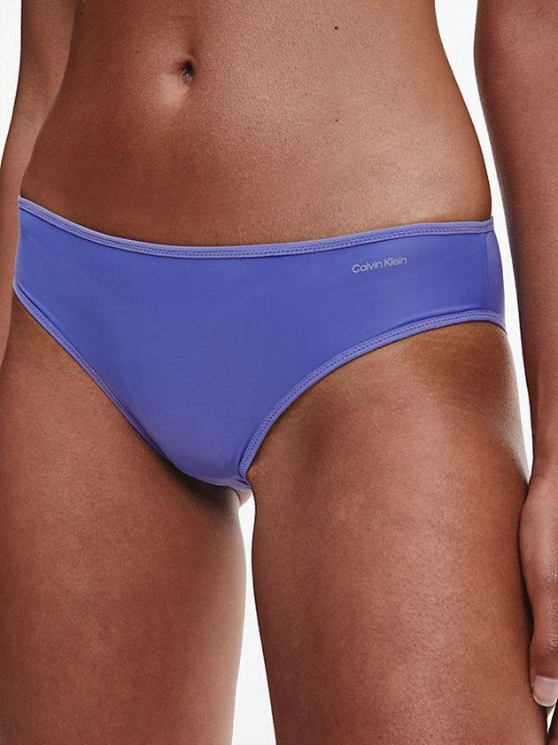 Blue Calvin Klein Bikini - Sheer Marquisette Women Briefs | FNUZ-65941
