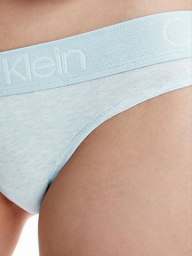 Blue Calvin Klein Body Women Thong | SYPB-90587