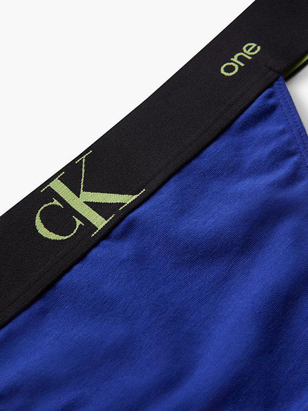 Blue Calvin Klein CK One Women Thong | FNRJ-65297