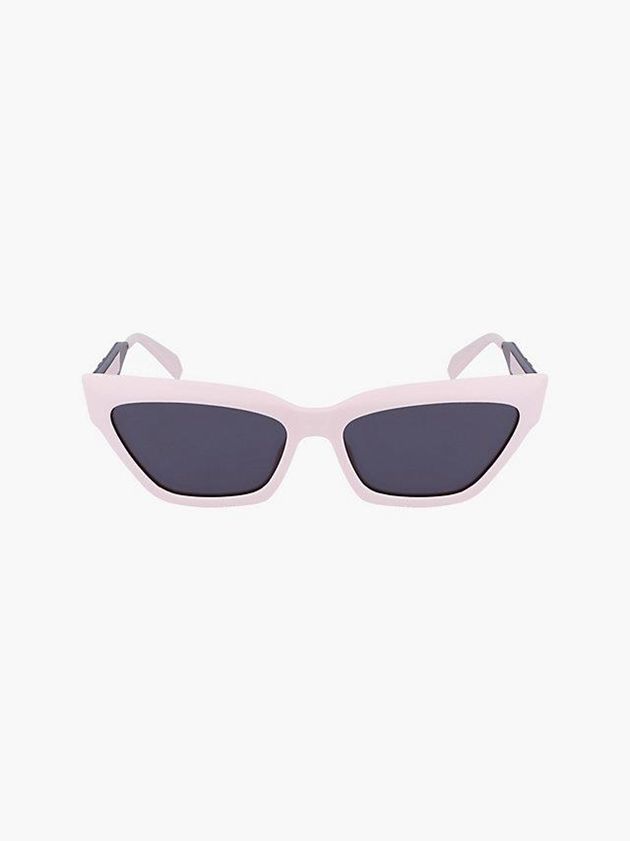 Blue Calvin Klein Cat Eye Women Sunglasses | NFIW-07681