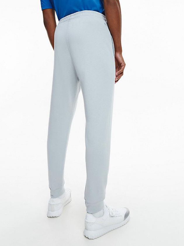 Blue Calvin Klein Cotton Terry Men Joggers | LPWY-61290
