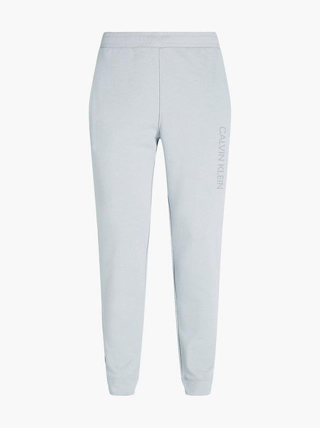 Blue Calvin Klein Cotton Terry Men Joggers | LPWY-61290