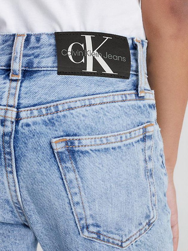Blue Calvin Klein Dad Boys's Jeans | FUEJ-64103
