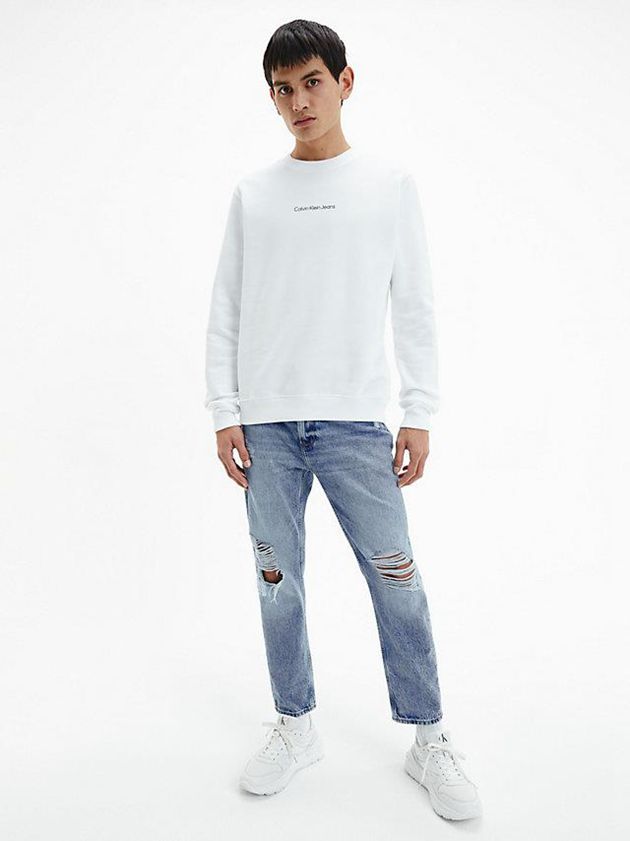 Blue Calvin Klein Dad Men Jeans | MYJX-64805
