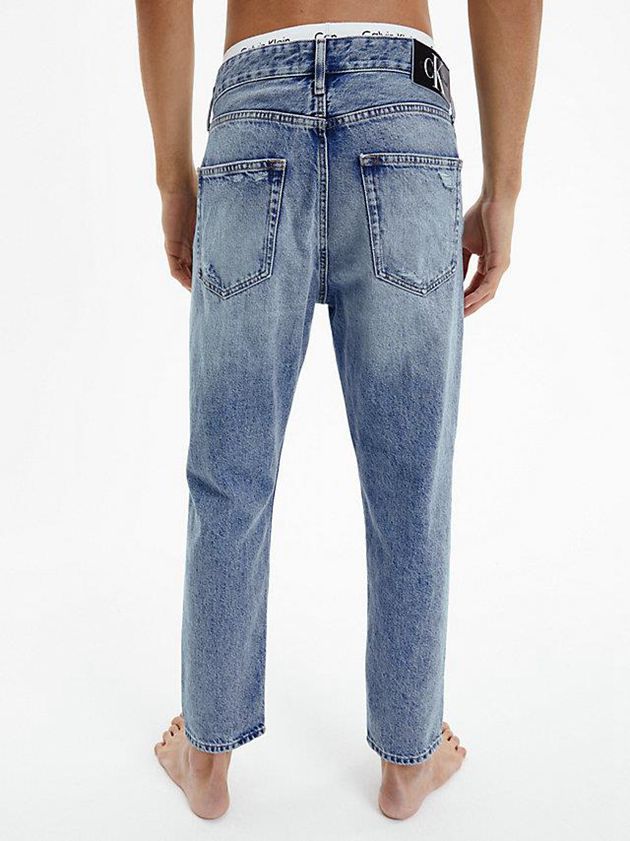 Blue Calvin Klein Dad Men Jeans | MYJX-64805