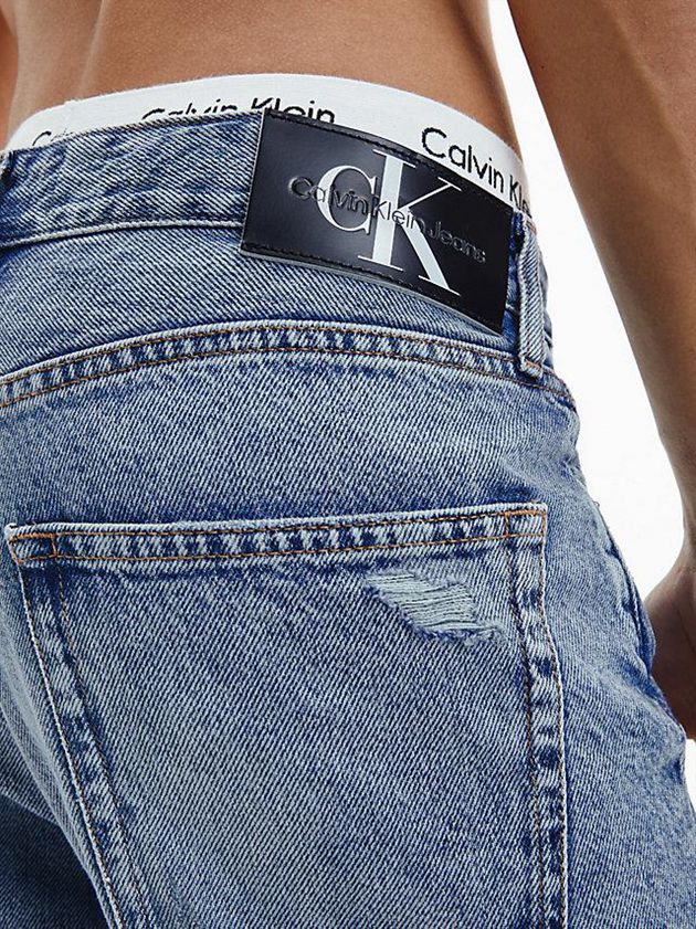 Blue Calvin Klein Dad Men Jeans | MYJX-64805