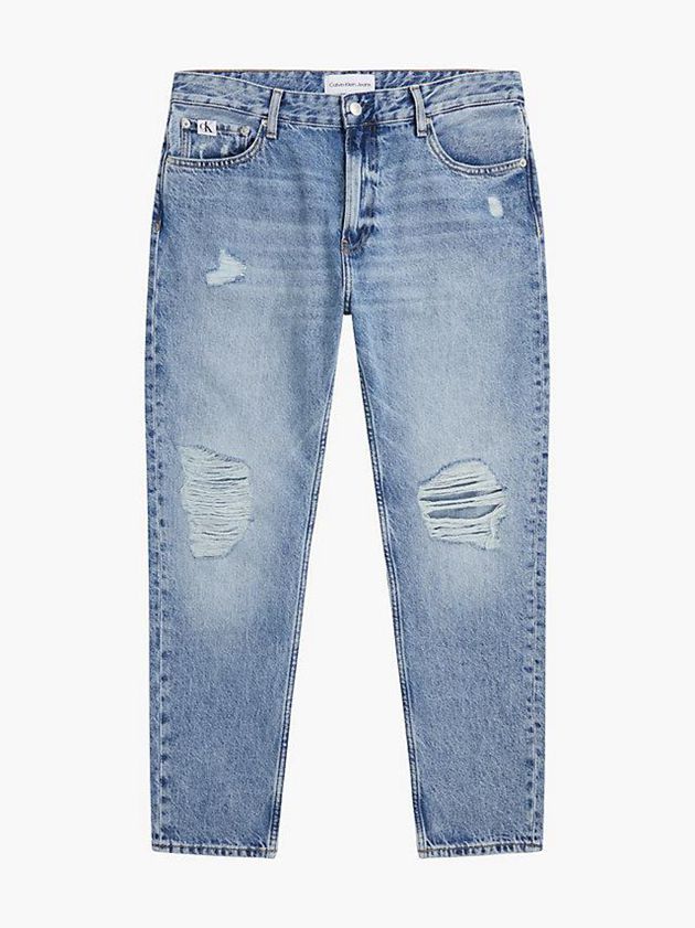 Blue Calvin Klein Dad Men Jeans | MYJX-64805