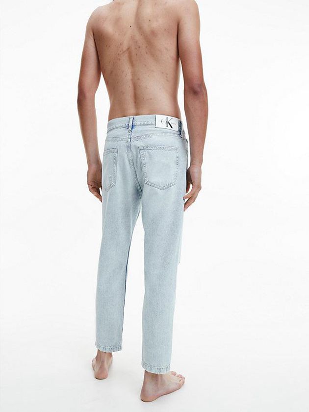 Blue Calvin Klein Dad Men Jeans | NHIO-28769