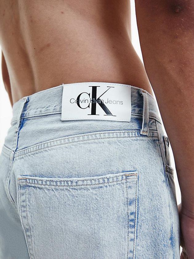 Blue Calvin Klein Dad Men Jeans | NHIO-28769