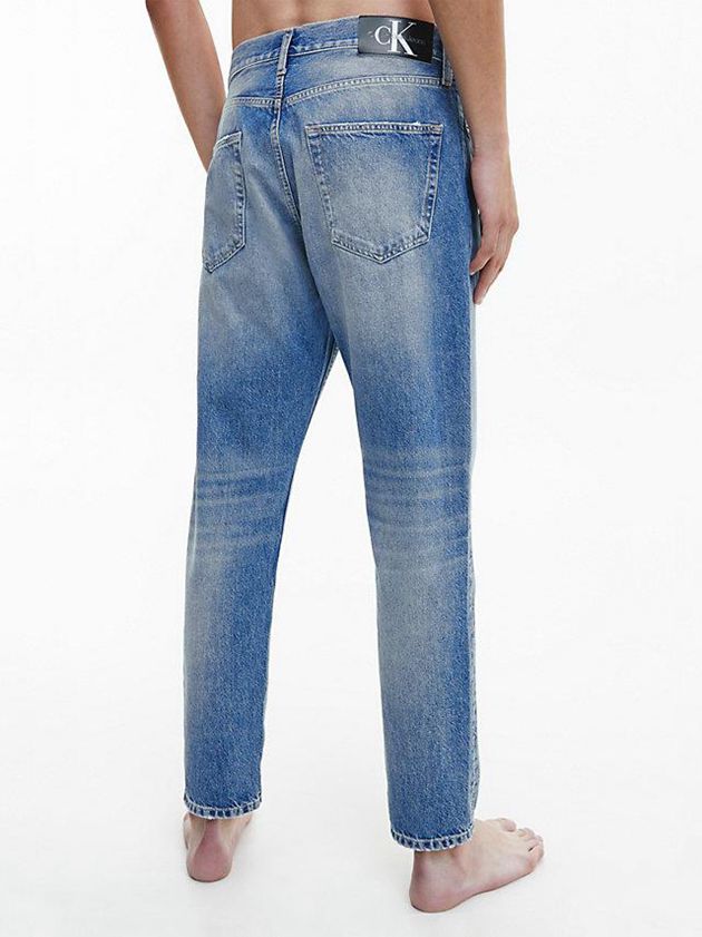 Blue Calvin Klein Dad Men Jeans | PVMU-68450