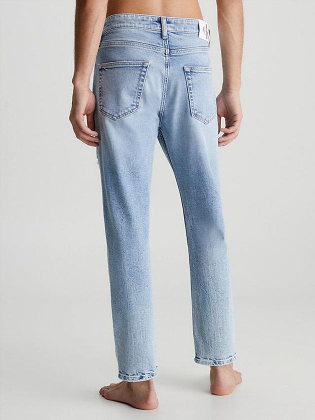 Blue Calvin Klein Dad Men Jeans | SEGU-34785