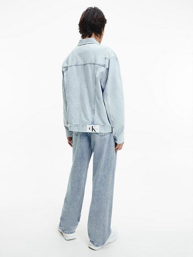 Blue Calvin Klein Denim Men Jacket | SRBG-94213
