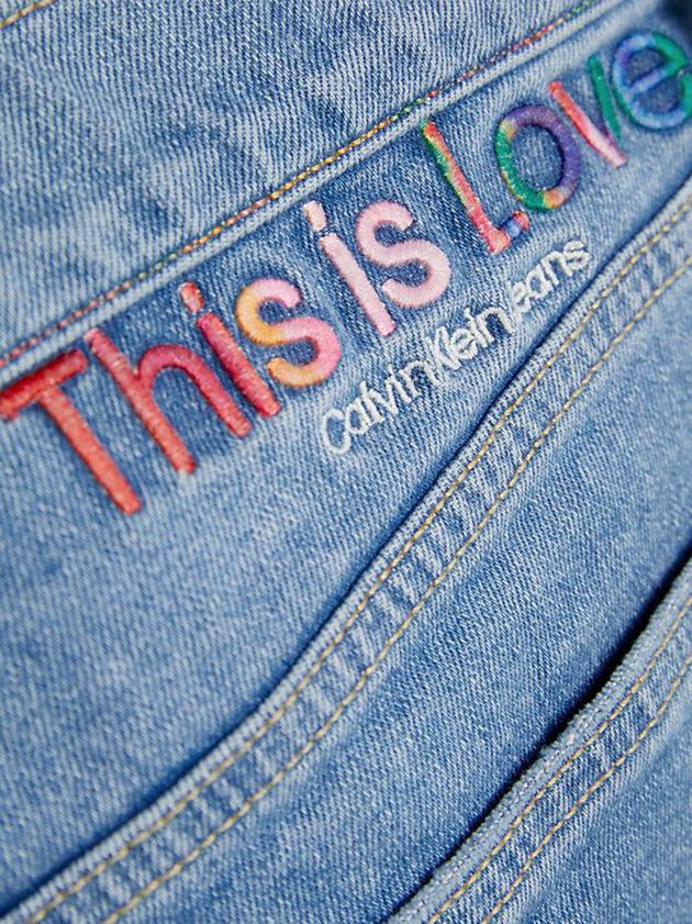 Blue Calvin Klein Denim - Pride Men Shorts | ACUK-10796