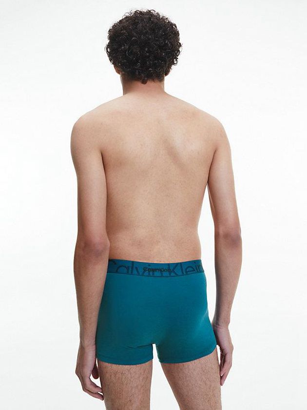 Blue Calvin Klein Embossed Icon Men Briefs | LBPG-46819
