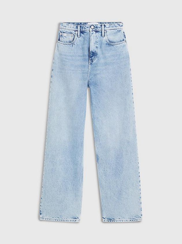 Blue Calvin Klein High Rise Relaxed Women Jeans | MTKP-04627
