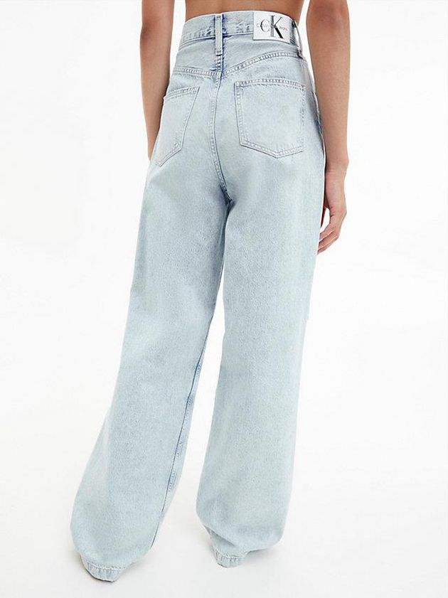Blue Calvin Klein High Rise Relaxed Women Jeans | RXKP-06714