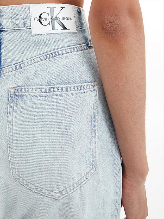 Blue Calvin Klein High Rise Relaxed Women Jeans | RXKP-06714