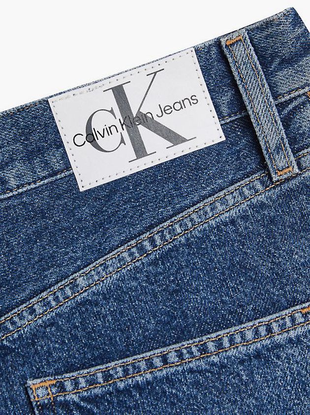 Blue Calvin Klein High Rise Relaxed Women Jeans | XQTG-68054