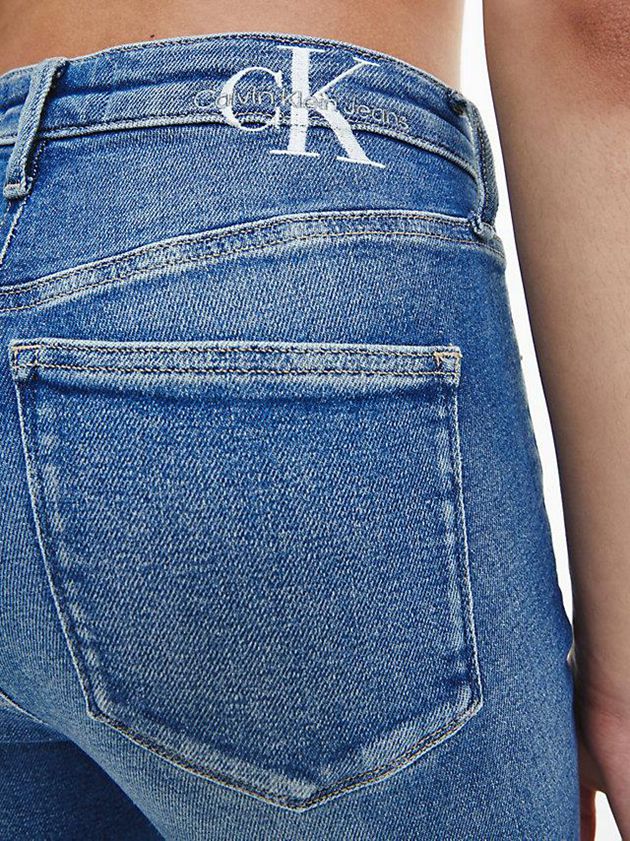 Blue Calvin Klein High Rise Skinny Ankle Women Jeans | DPKF-46031