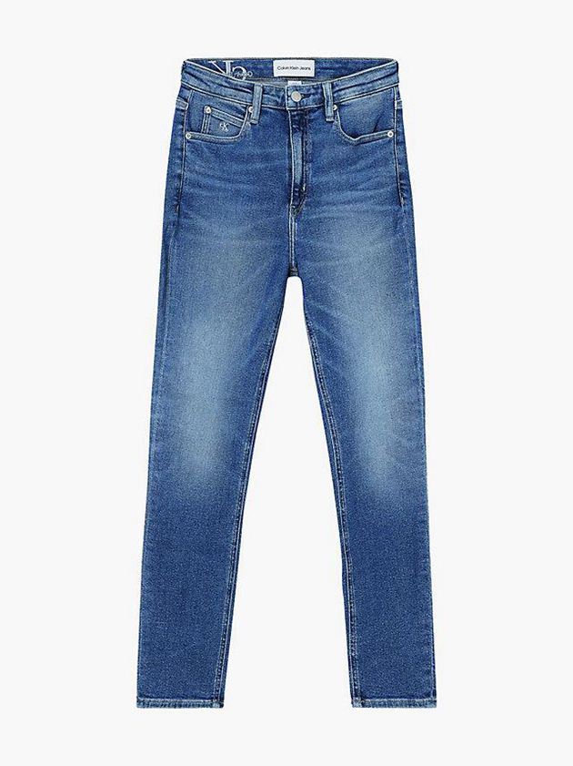 Blue Calvin Klein High Rise Skinny Ankle Women Jeans | DPKF-46031