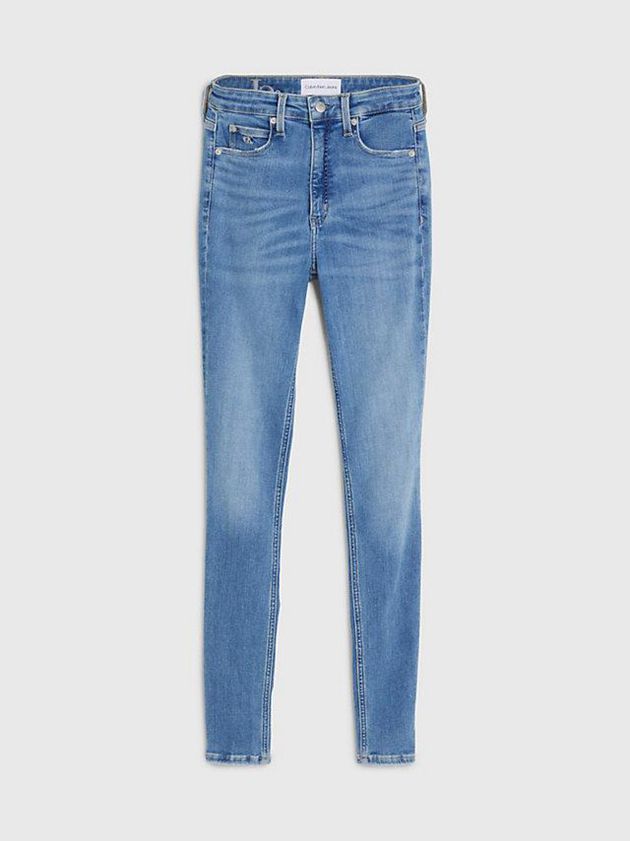 Blue Calvin Klein High Rise Skinny Women Jeans | GULR-57129
