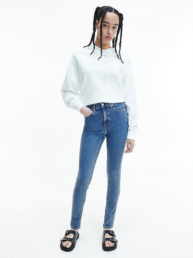 Blue Calvin Klein High Rise Skinny Women Jeans | XFUO-50413