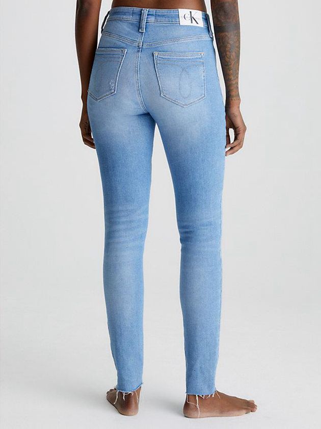 Blue Calvin Klein High Rise Skinny Women Jeans | HYEI-08179