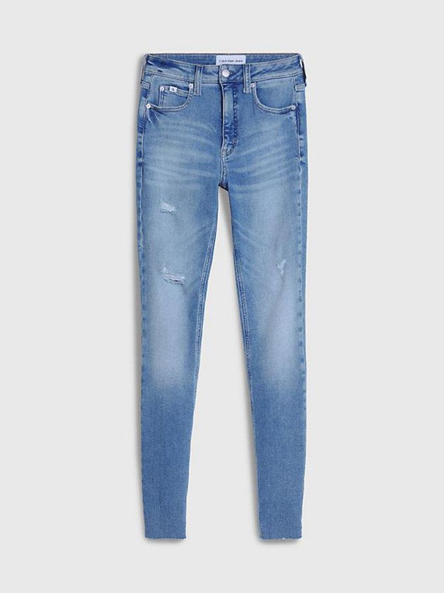 Blue Calvin Klein High Rise Skinny Women Jeans | HYEI-08179