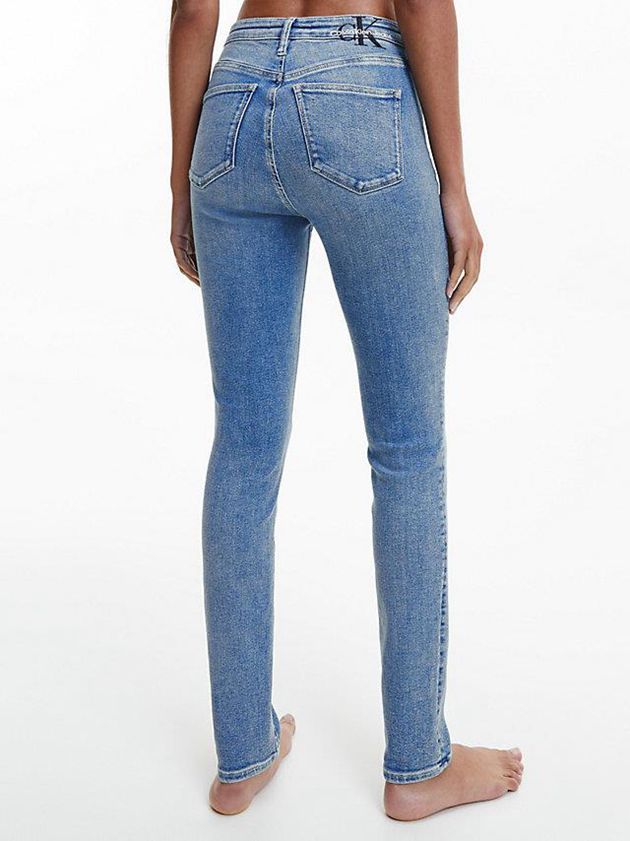 Blue Calvin Klein High Rise Skinny Women Jeans | OHDT-57832