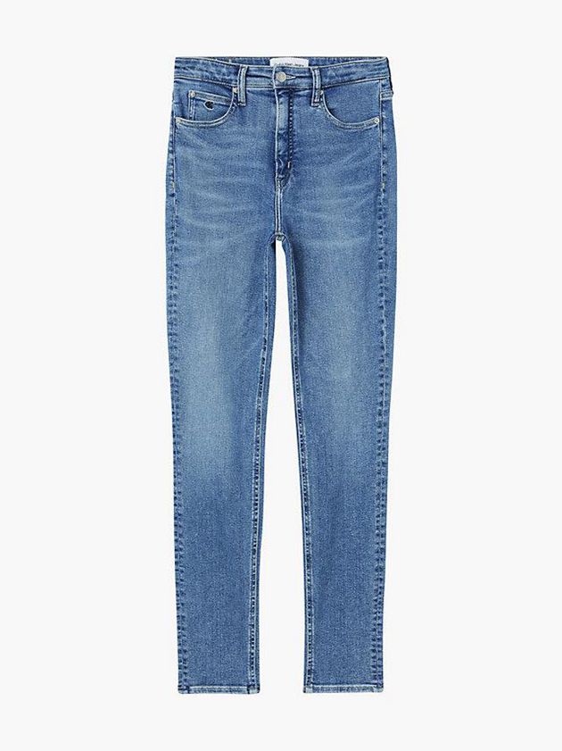 Blue Calvin Klein High Rise Skinny Women Jeans | OHDT-57832