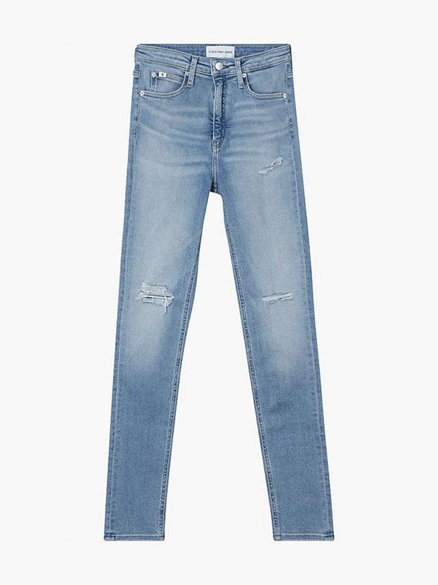 Blue Calvin Klein High Rise Skinny Women Jeans | VEON-60485