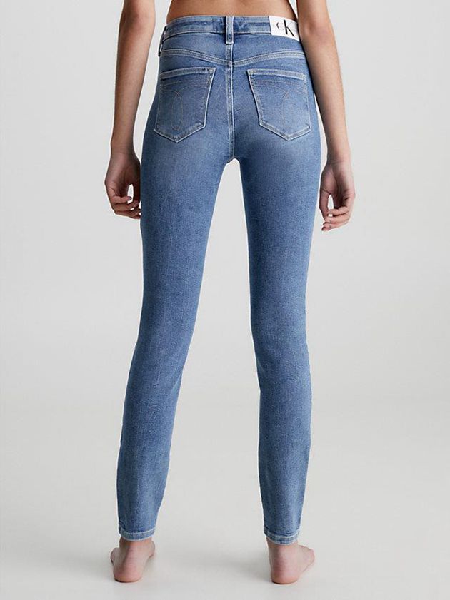 Blue Calvin Klein High Rise Skinny Women Jeans | NOHR-71958