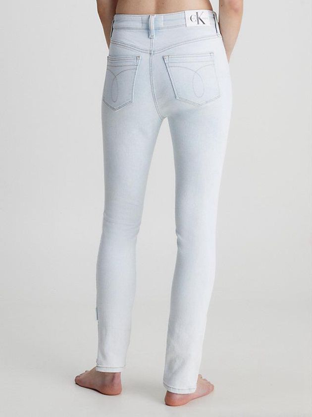 Blue Calvin Klein High Rise Skinny Women Jeans | IOAL-27184