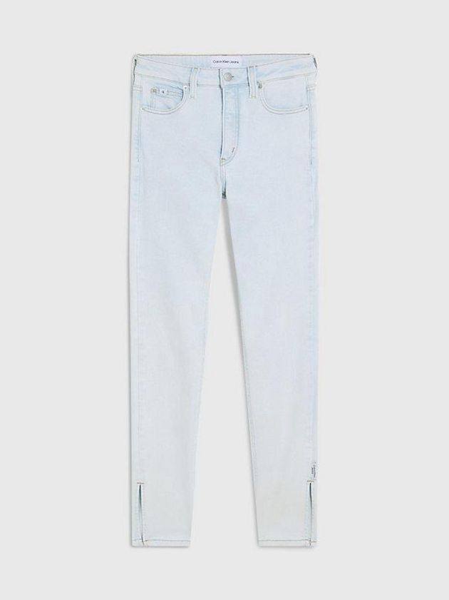 Blue Calvin Klein High Rise Skinny Women Jeans | IOAL-27184