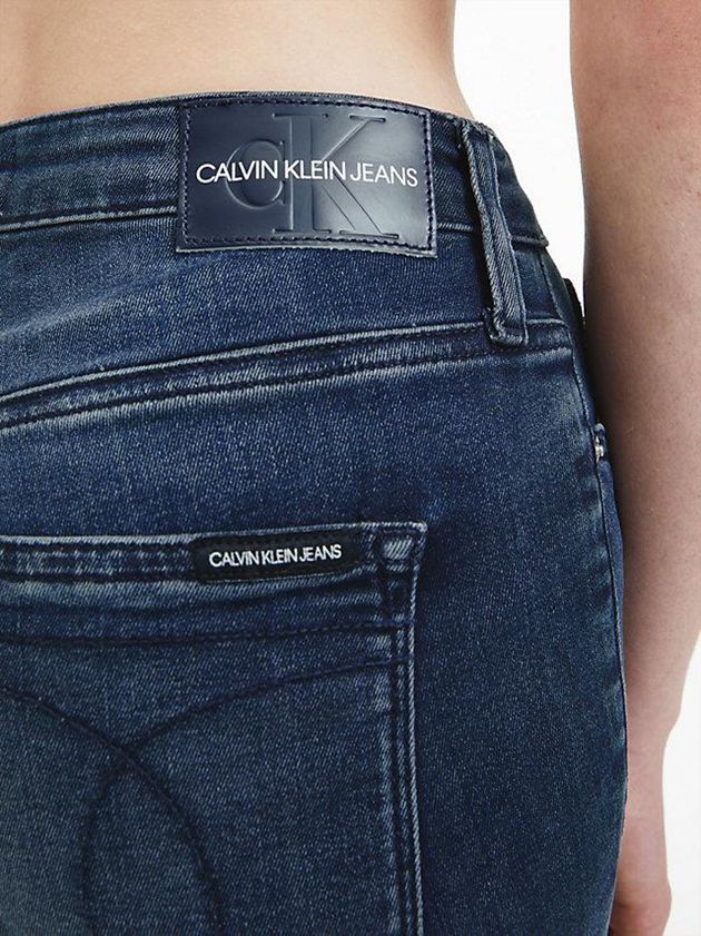 Blue Calvin Klein High Rise Super Skinny Ankle Women Jeans | PKLM-31905