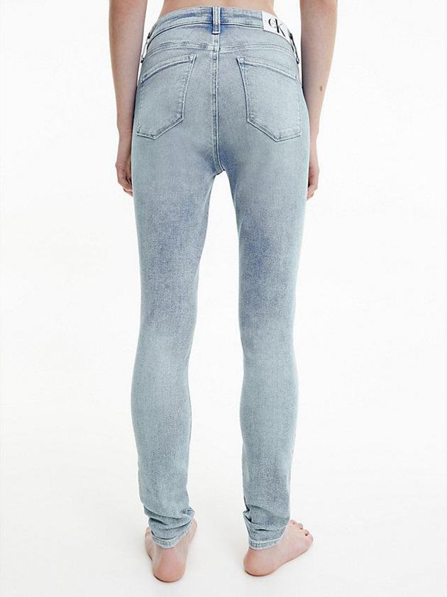 Blue Calvin Klein High Rise Super Skinny Ankle Women Jeans | SEGT-54930