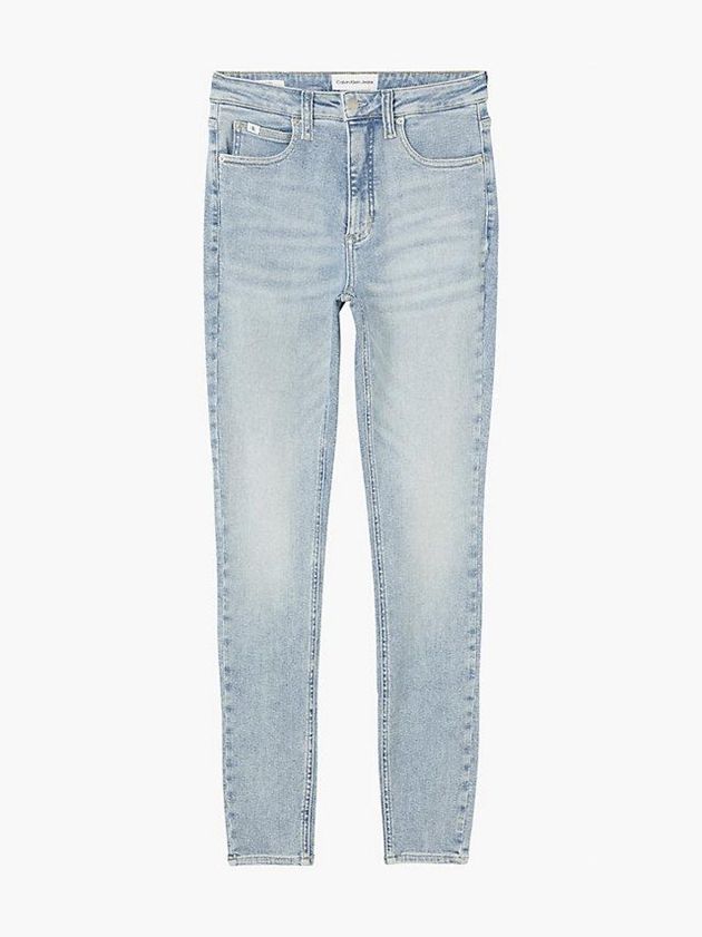Blue Calvin Klein High Rise Super Skinny Ankle Women Jeans | SEGT-54930