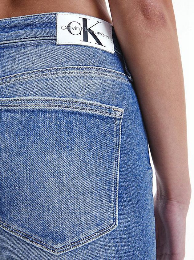 Blue Calvin Klein High Rise Super Skinny Ankle Women Jeans | VQOZ-27318