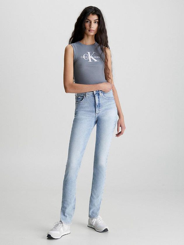 Blue Calvin Klein High Rise Super Skinny Women Jeans | CEOZ-13452