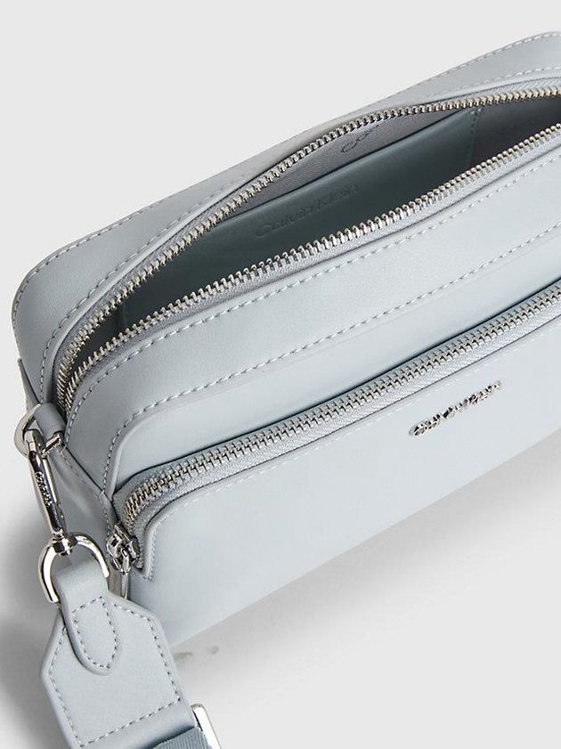 Blue Calvin Klein Large Recycled Crossbody Women Bags | YQAO-34802