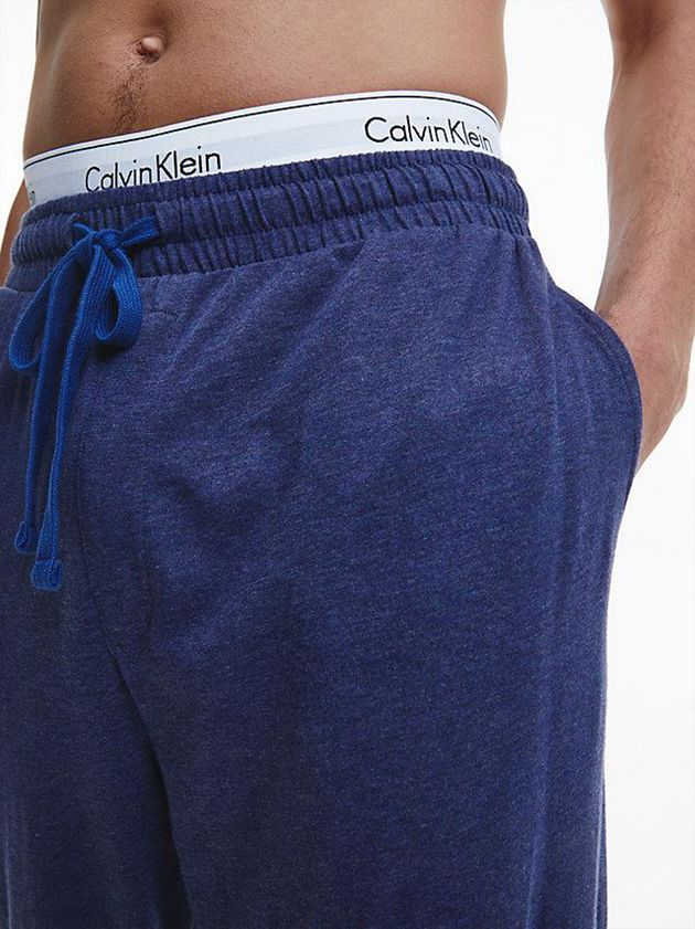 Blue Calvin Klein Lounge Men Joggers | SFRB-92758