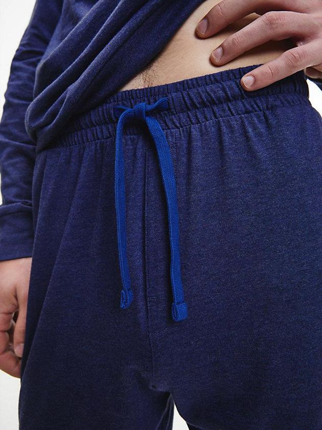 Blue Calvin Klein Lounge Men Shorts | HBPJ-32610